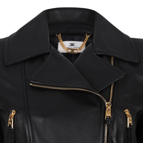 Black Leather Biker Jacket