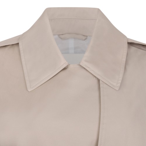 Silvermoss Short Cotton Blend Trench Coat