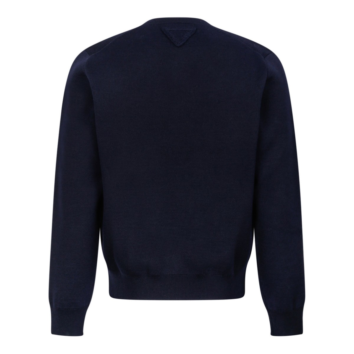 Navy Blue Virgin Wool Knitwear