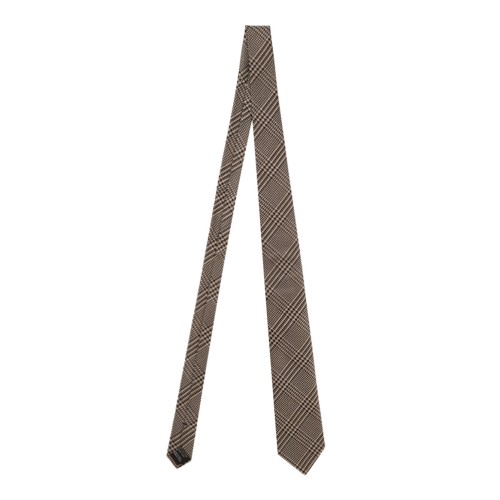 Coffee Silk Jacquard Tie