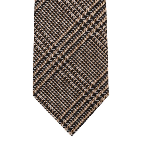 Coffee Silk Jacquard Tie