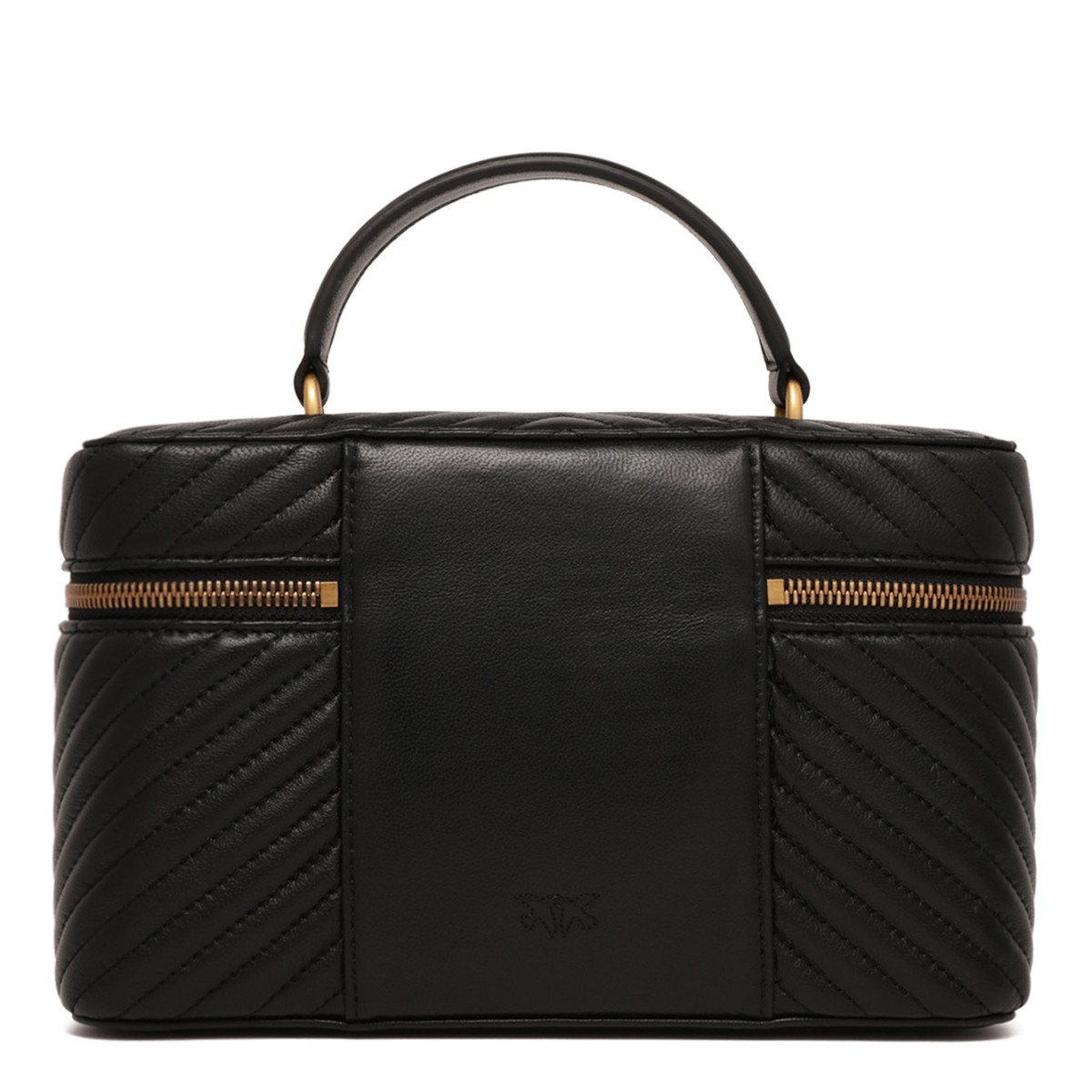 Black Quilted Vanity Case