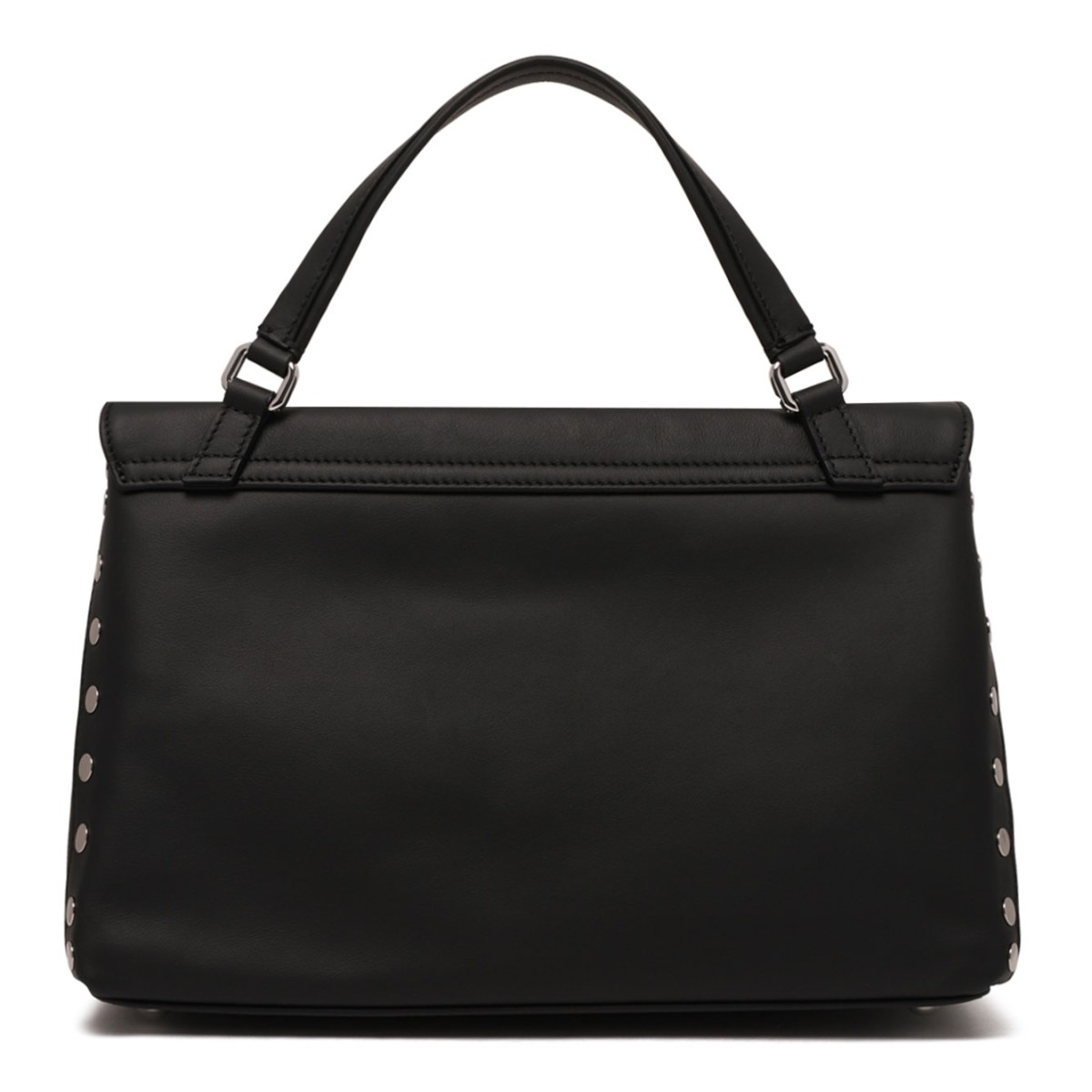 Black Leather Postina S Bag
