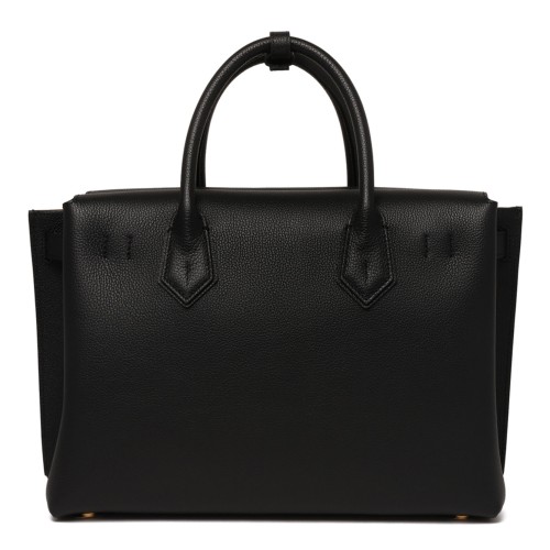 Black Milla Tote With Embossed Leather 2
