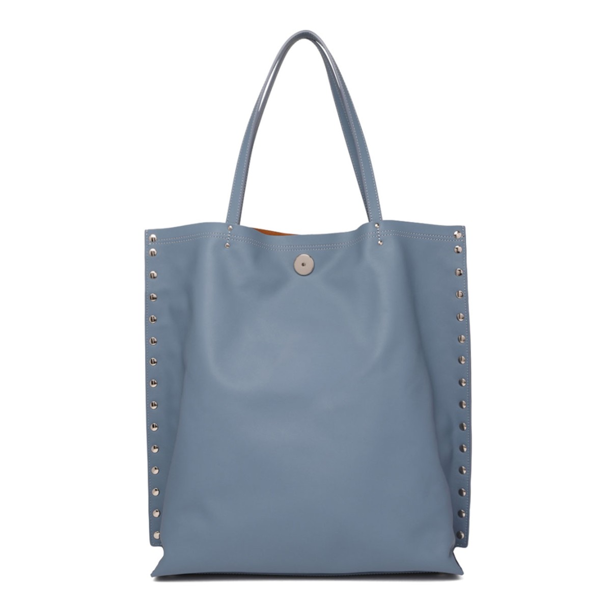 Blue Zelante Medium A' Spasso Tote Bag