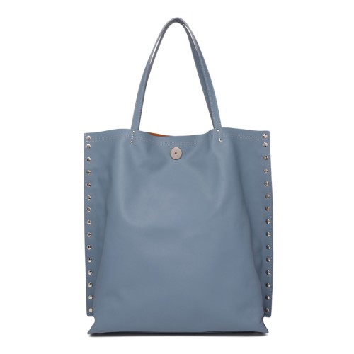 Blue Zelante Medium A' Spasso Tote Bag