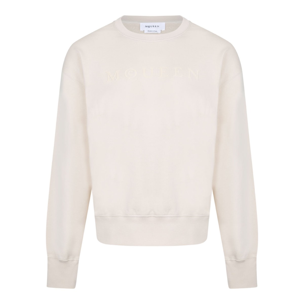 Cream Sweatshirt With Logo