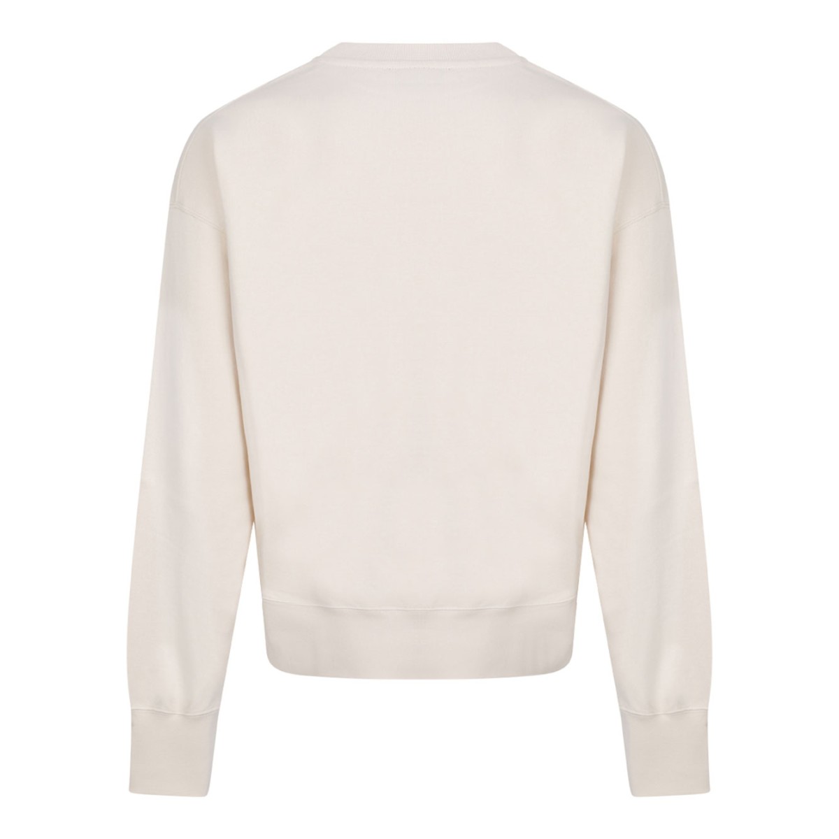 Cream Sweatshirt With Logo