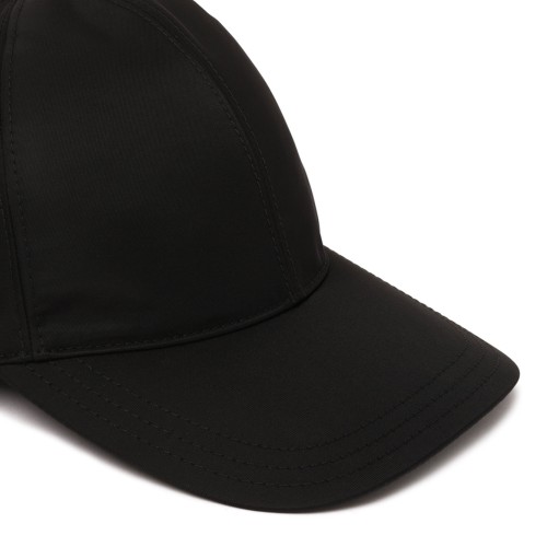 Black Re-Nylon Baseball Cap 2