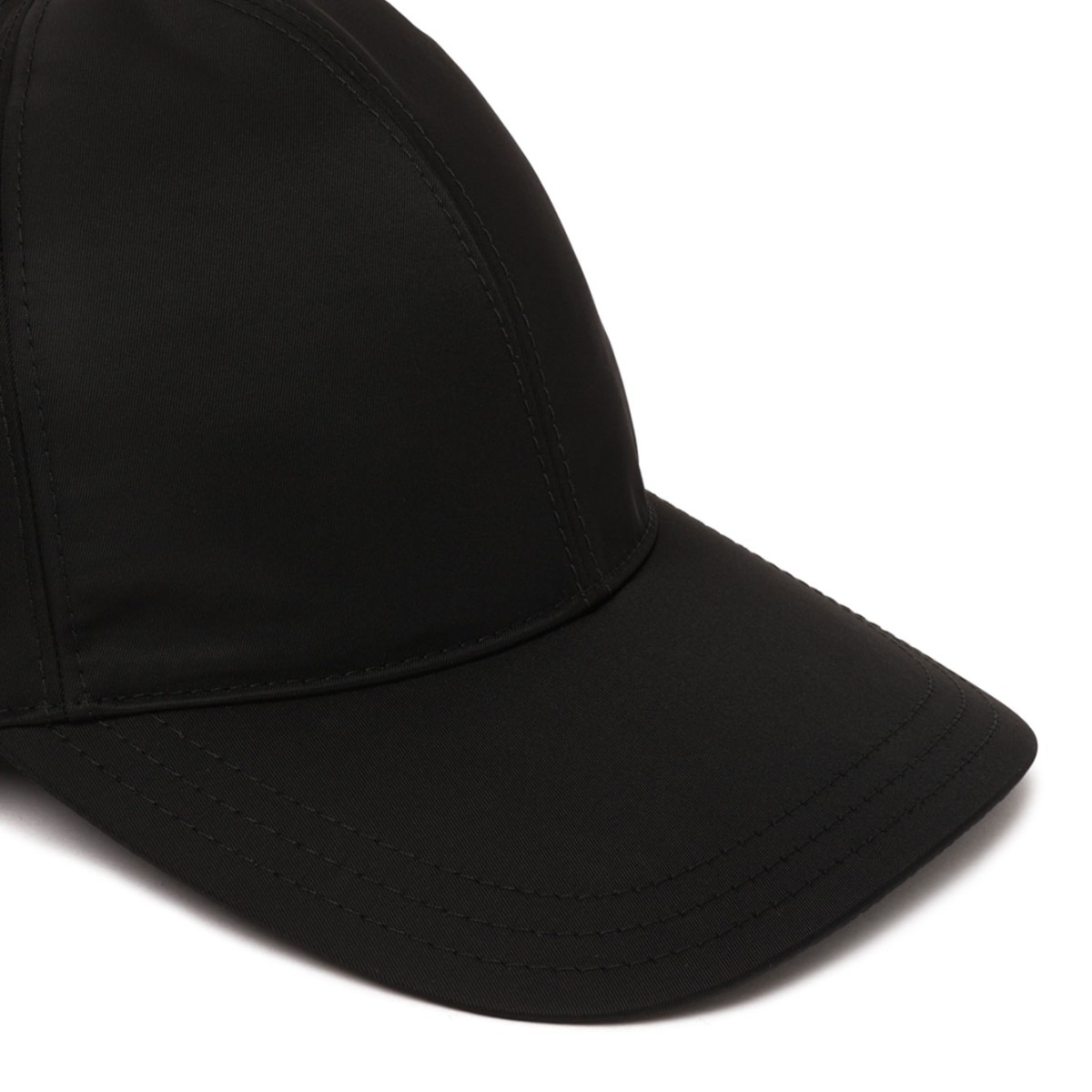 Black Re-Nylon Baseball Cap