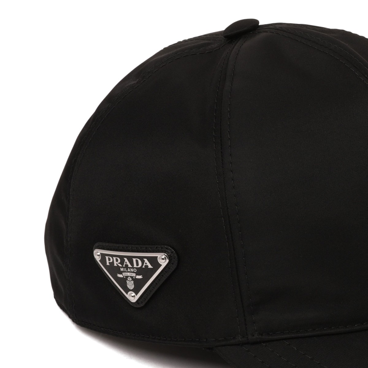 Black Re-Nylon Baseball Cap