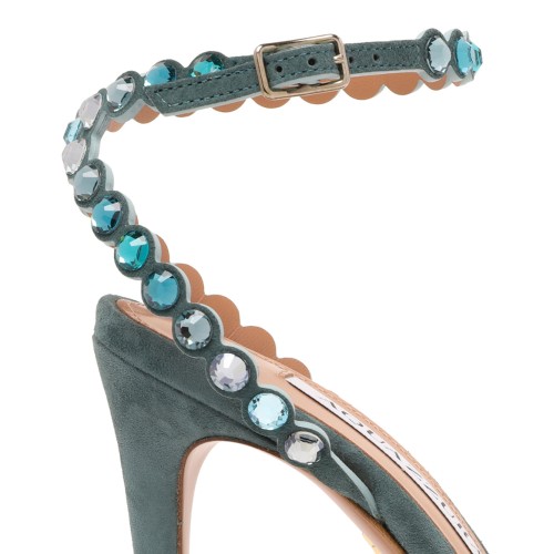 Light Teal Blue Tequila Sandal 85