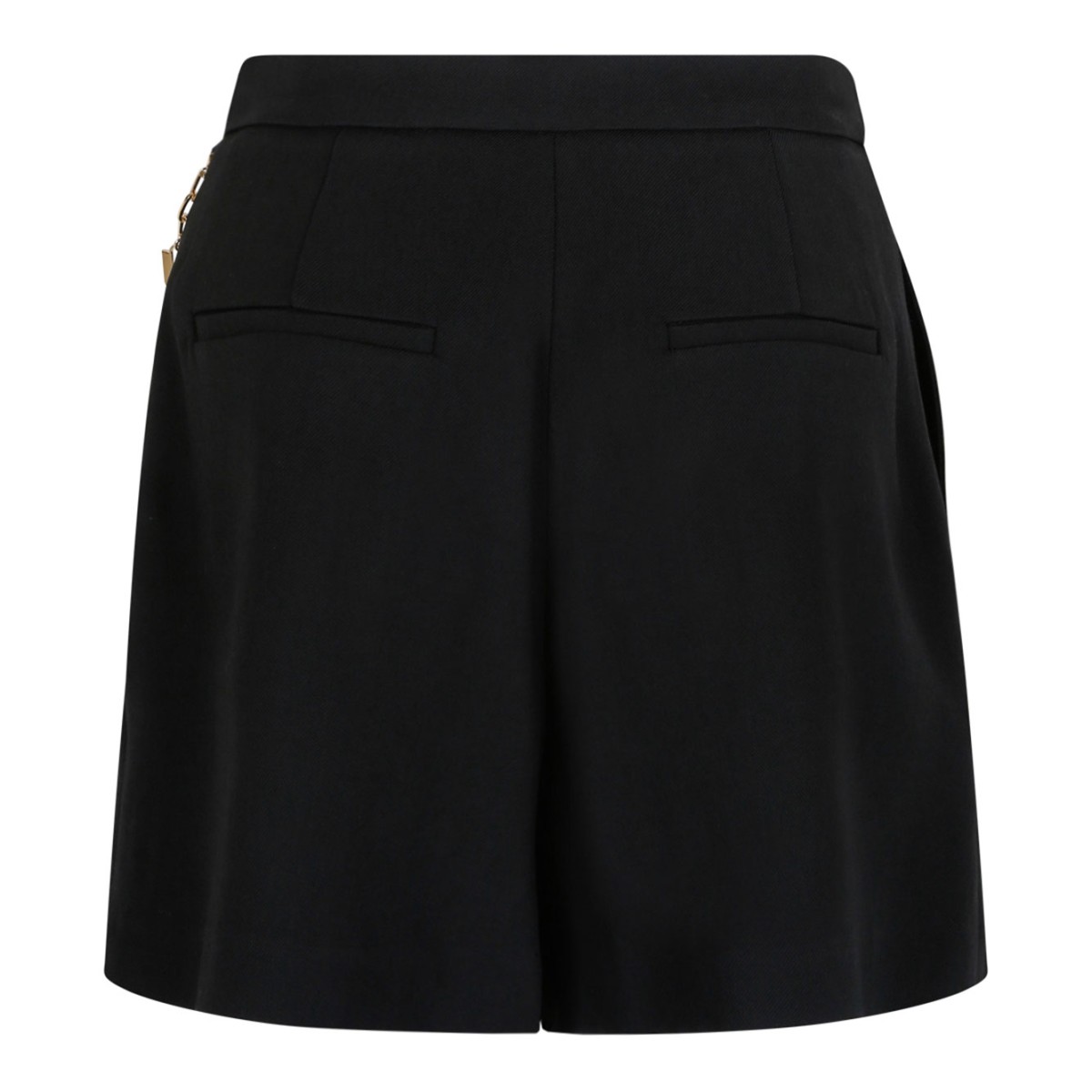Black Shorts With Jewel Logo