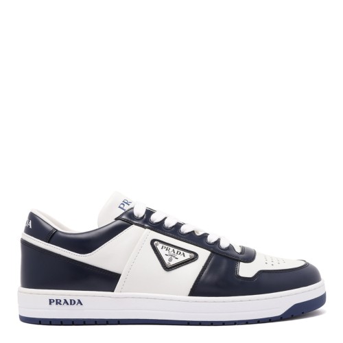 White Downtown Leather Sneakers