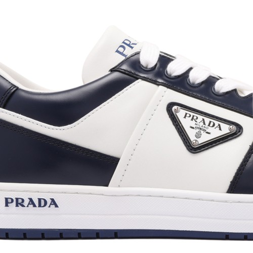 White Downtown Leather Sneakers