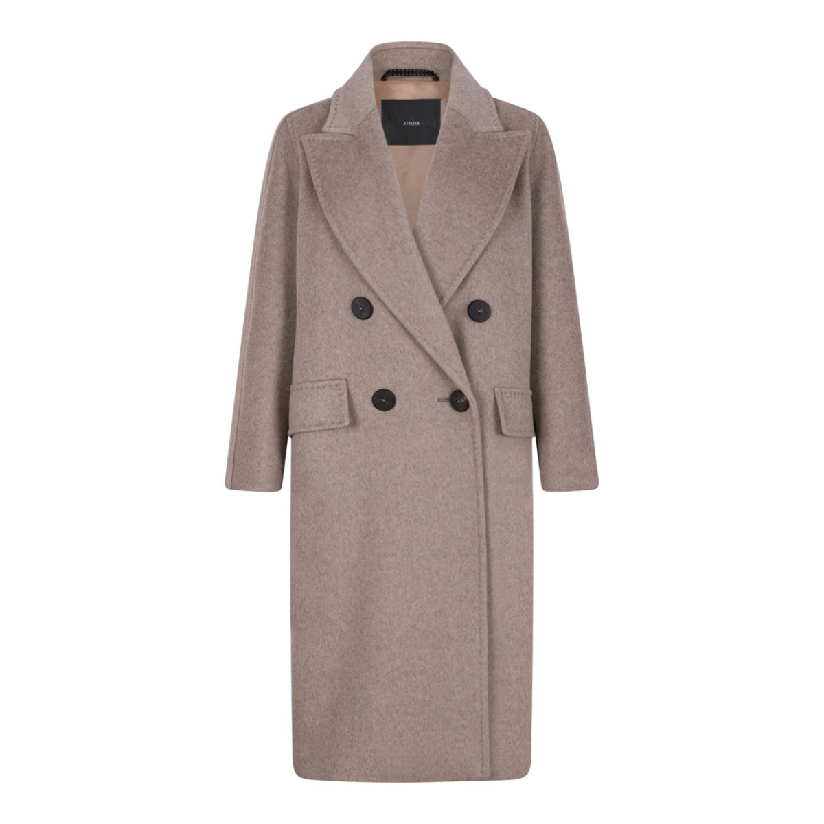 Dove Oversized Coat In Cashmere