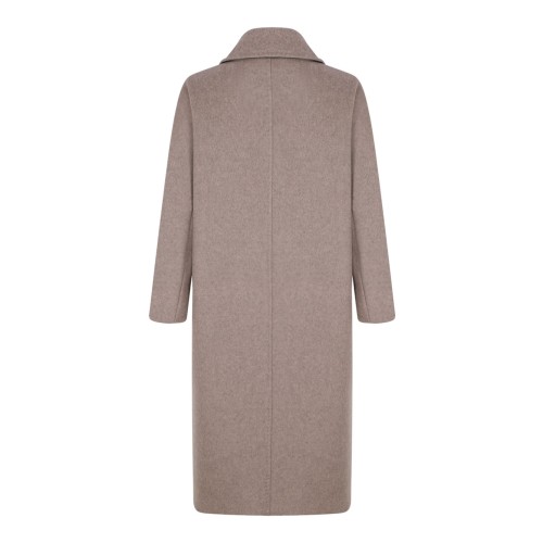 Dove Oversized Coat In Cashmere
