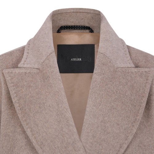 Dove Oversized Coat In Cashmere
