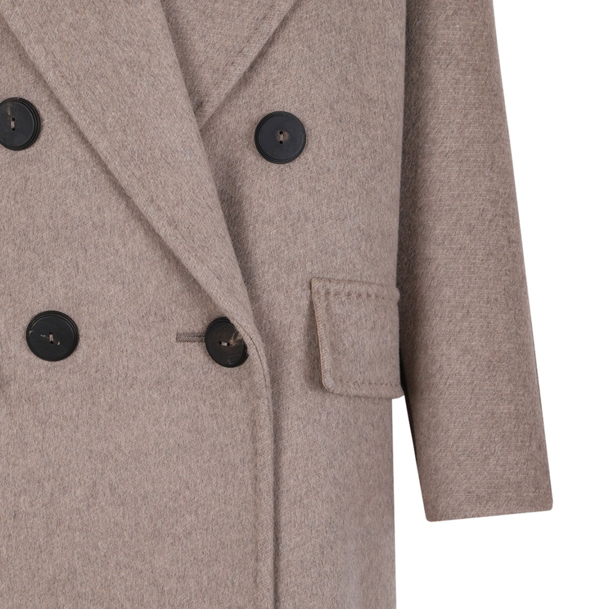 Dove Oversized Coat In Cashmere