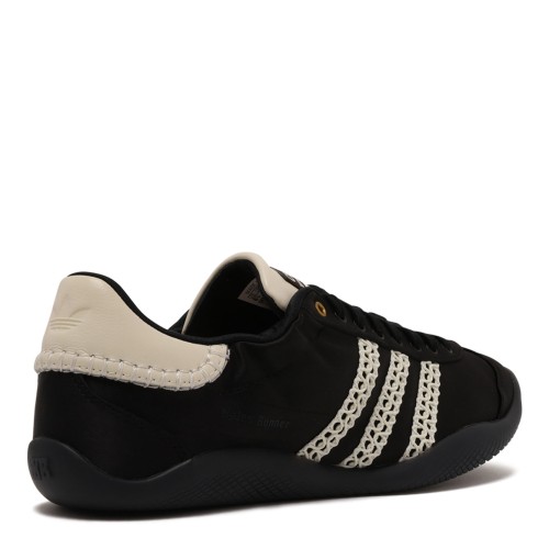 Black Three-Stripe Logo Detail Sneakers