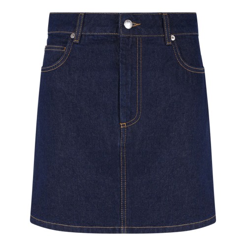 Indigo Japanese Denim Mini Skirt