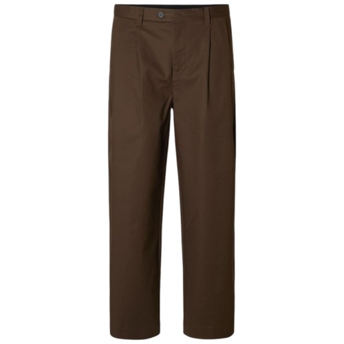 Pleated Wide Leg Trousers