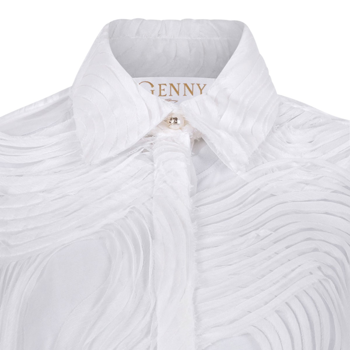 White Semi-Sheer Shirt