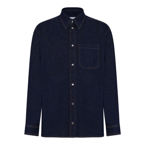 Indigo Blue Oversized Shirt