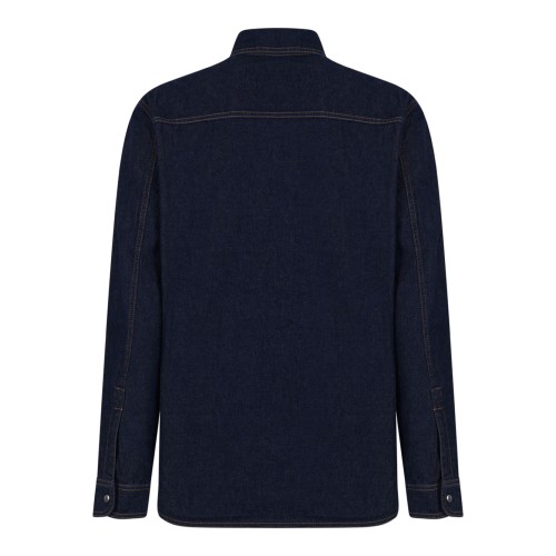 Indigo Blue Oversized Shirt 2