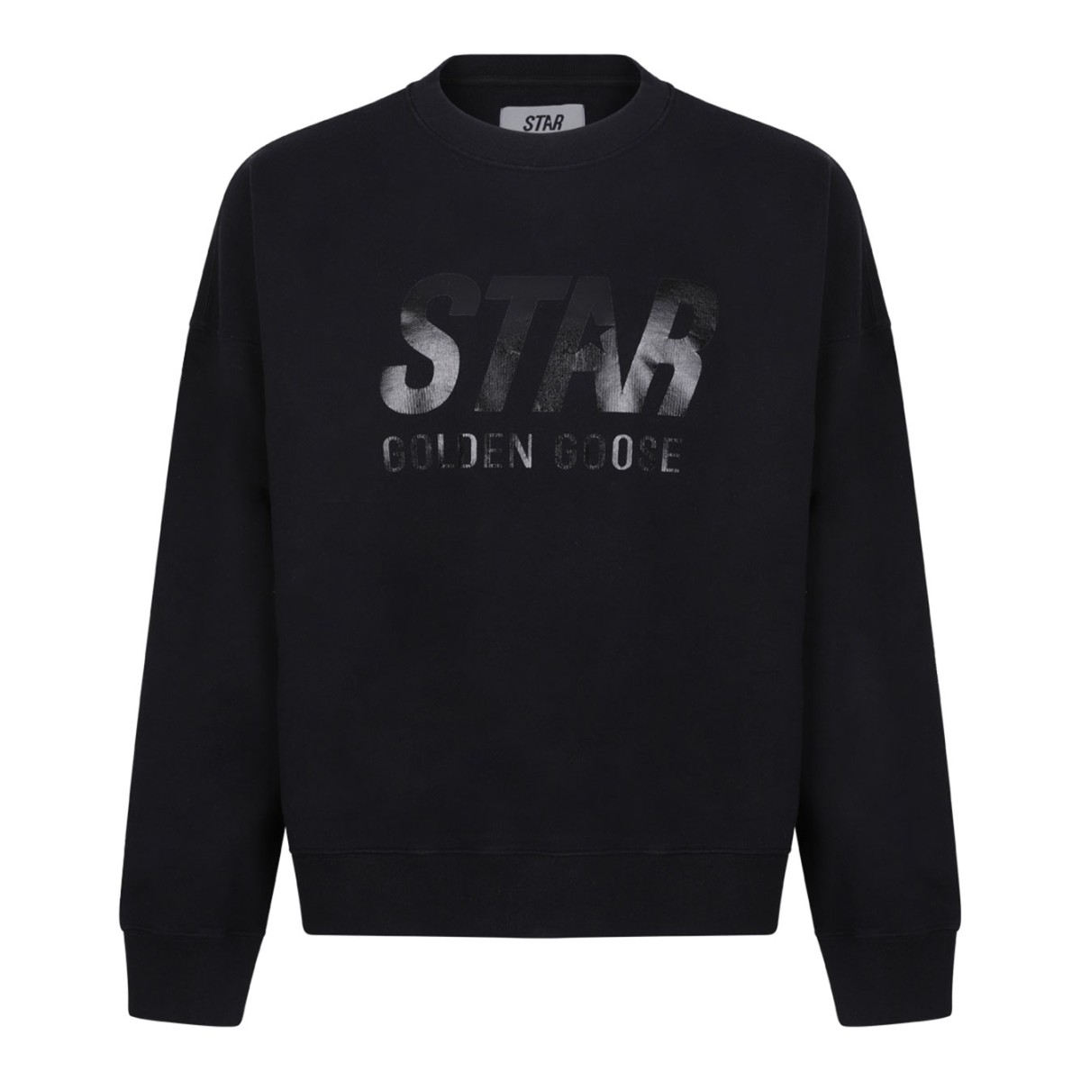 Black Logo Stamp Sweatshirt