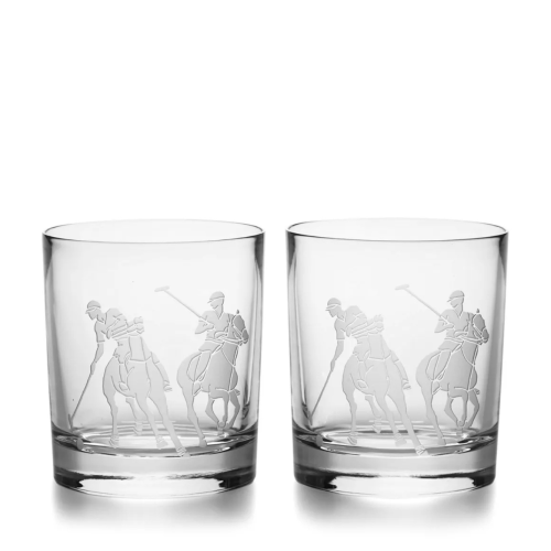 Set of 2 Garrett Double Old Fashioned Glasses