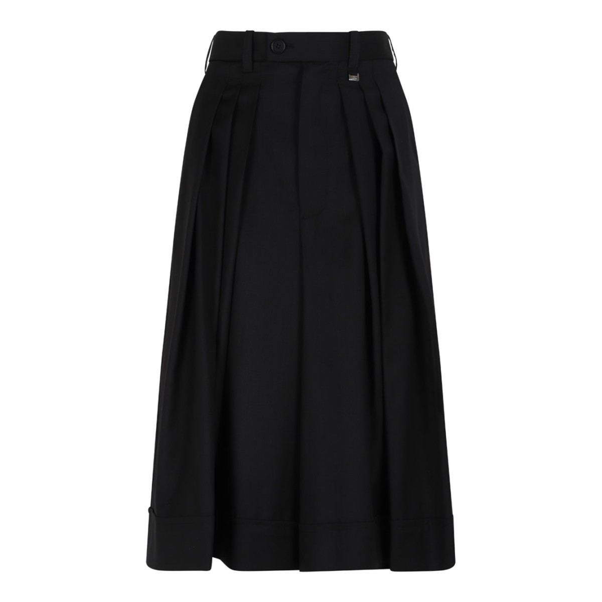 Black Virgin Wool Panties