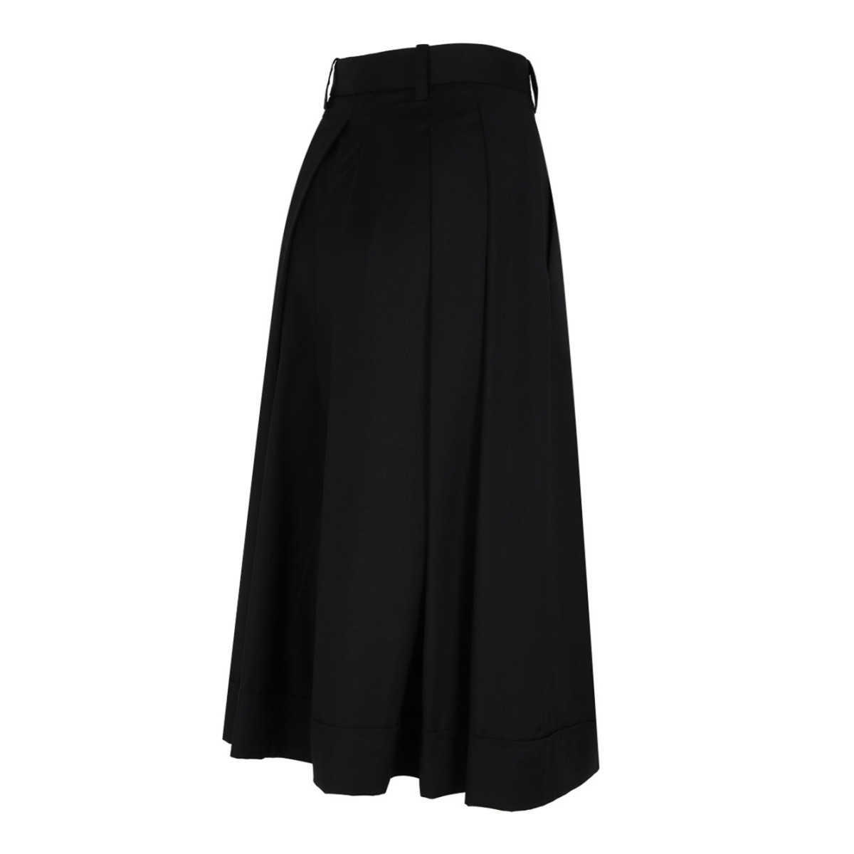 Black Virgin Wool Panties