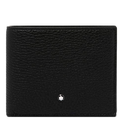 Black Wallet With 4 Compartments