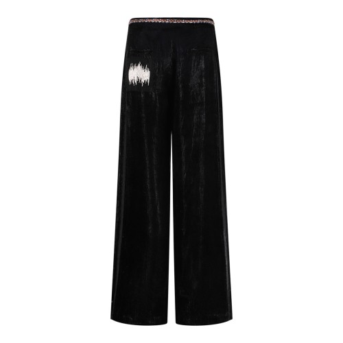Black Velvet Trousers