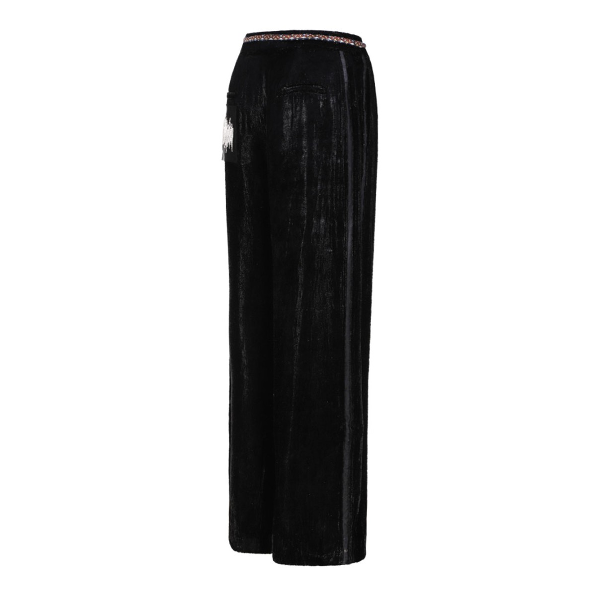Black Velvet Trousers