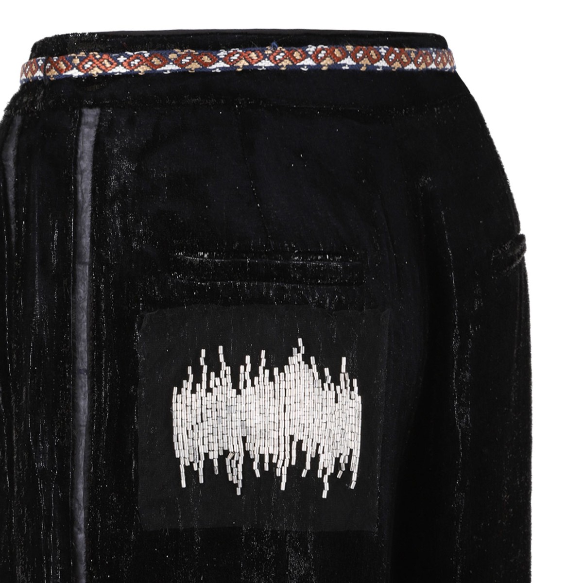 Black Velvet Trousers