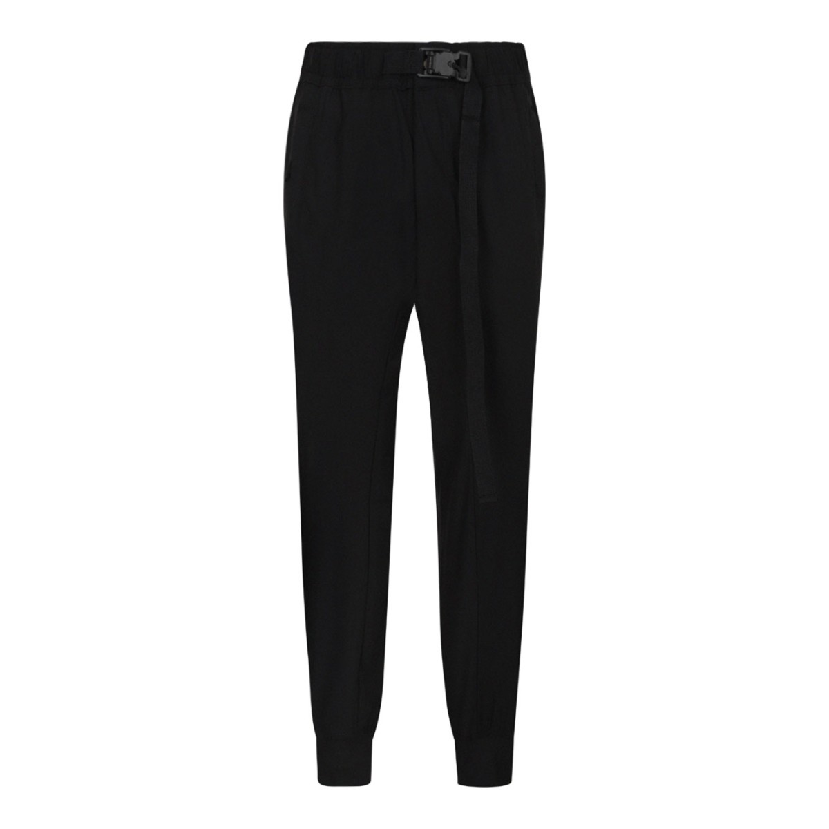 Elasticated-Waistband Low-Crotch Trousers