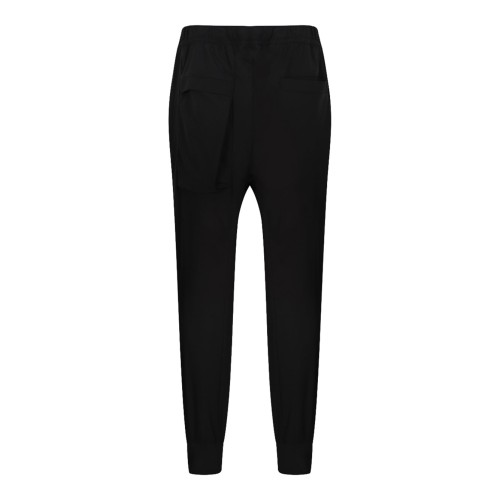 Elasticated-Waistband Low-Crotch Trousers 2