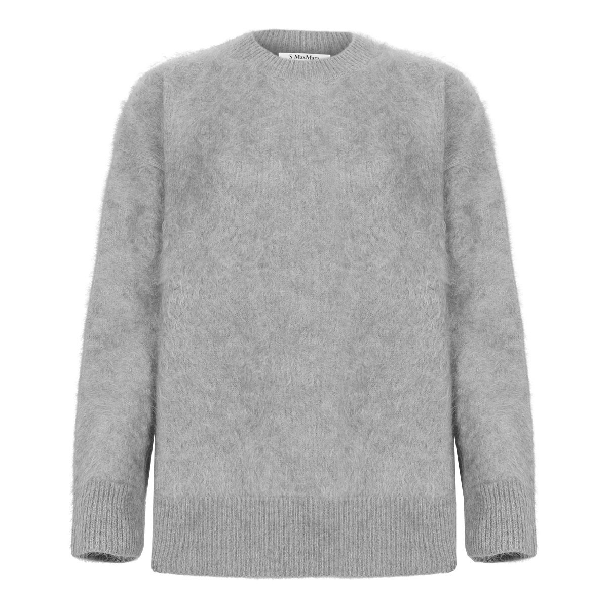 Light Grey Brushed Cashmere Sweater