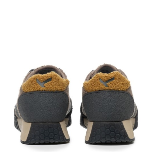 Black and Taupe KM 9730 Sneakers