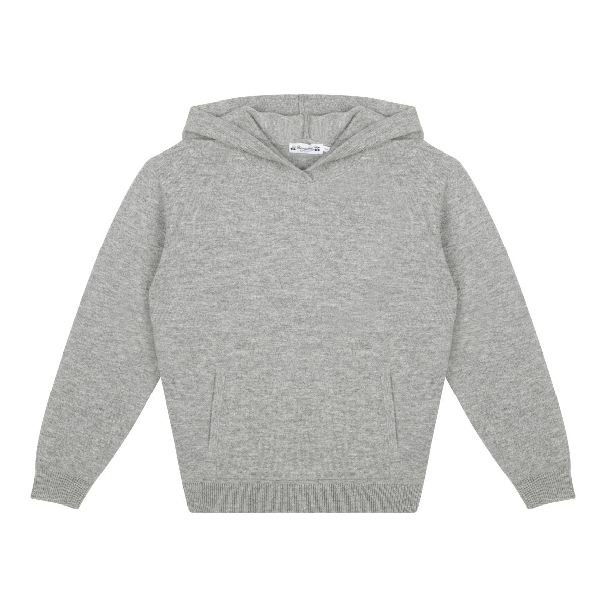 Grey Wool and Cashmere Hoodie