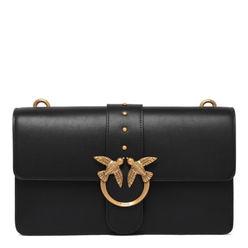 Black Classic Love One Shoulder Bag