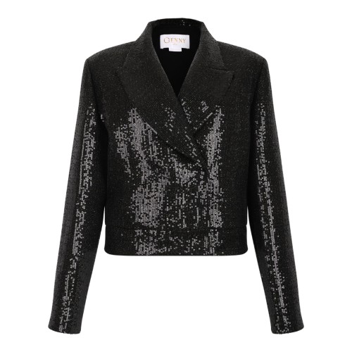 Black Sequinned Blazer