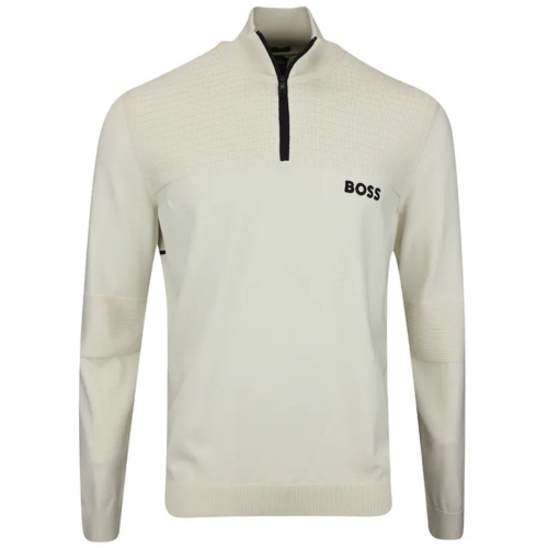 Open White Golf Jumper