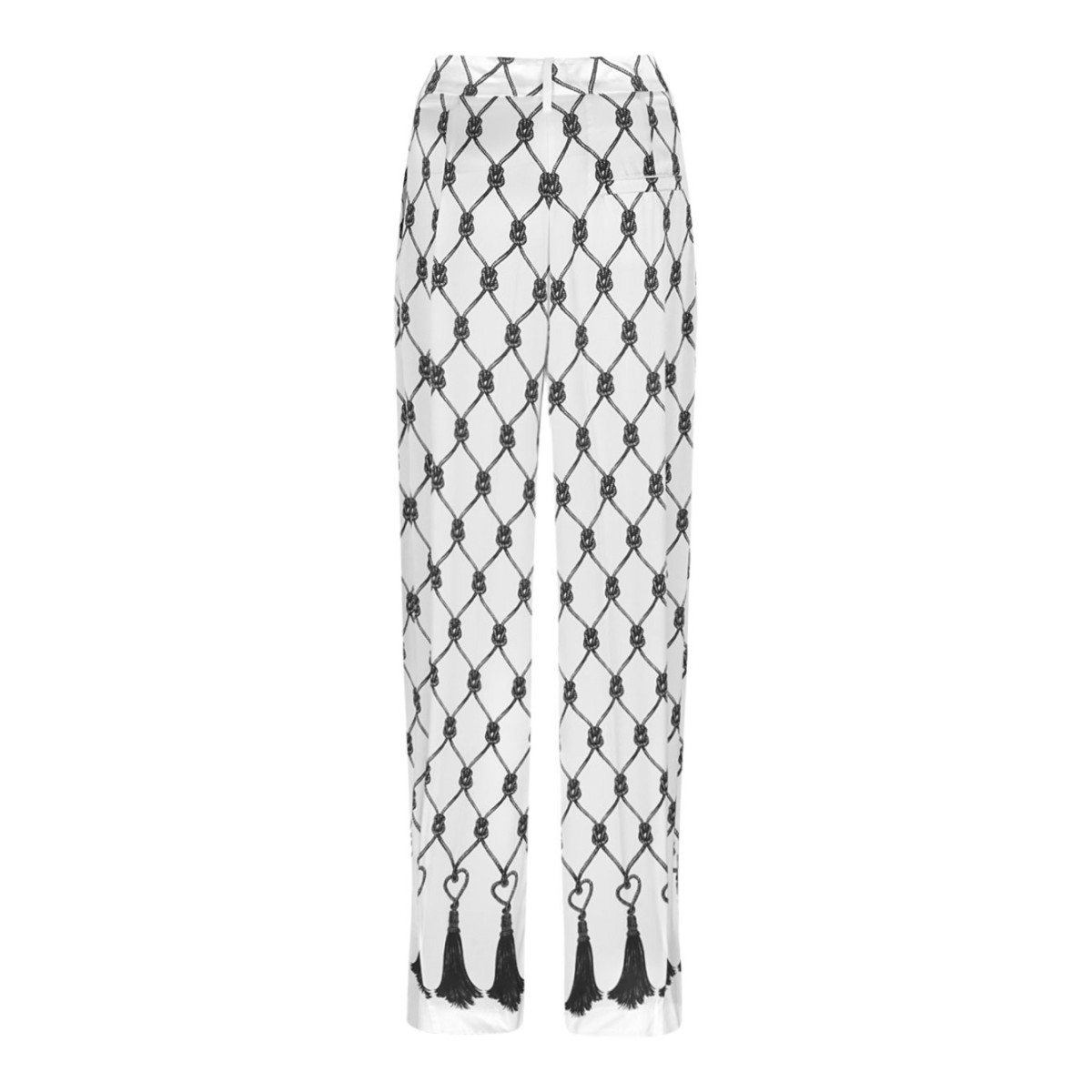 Off White Knot-Pattern Trousers
