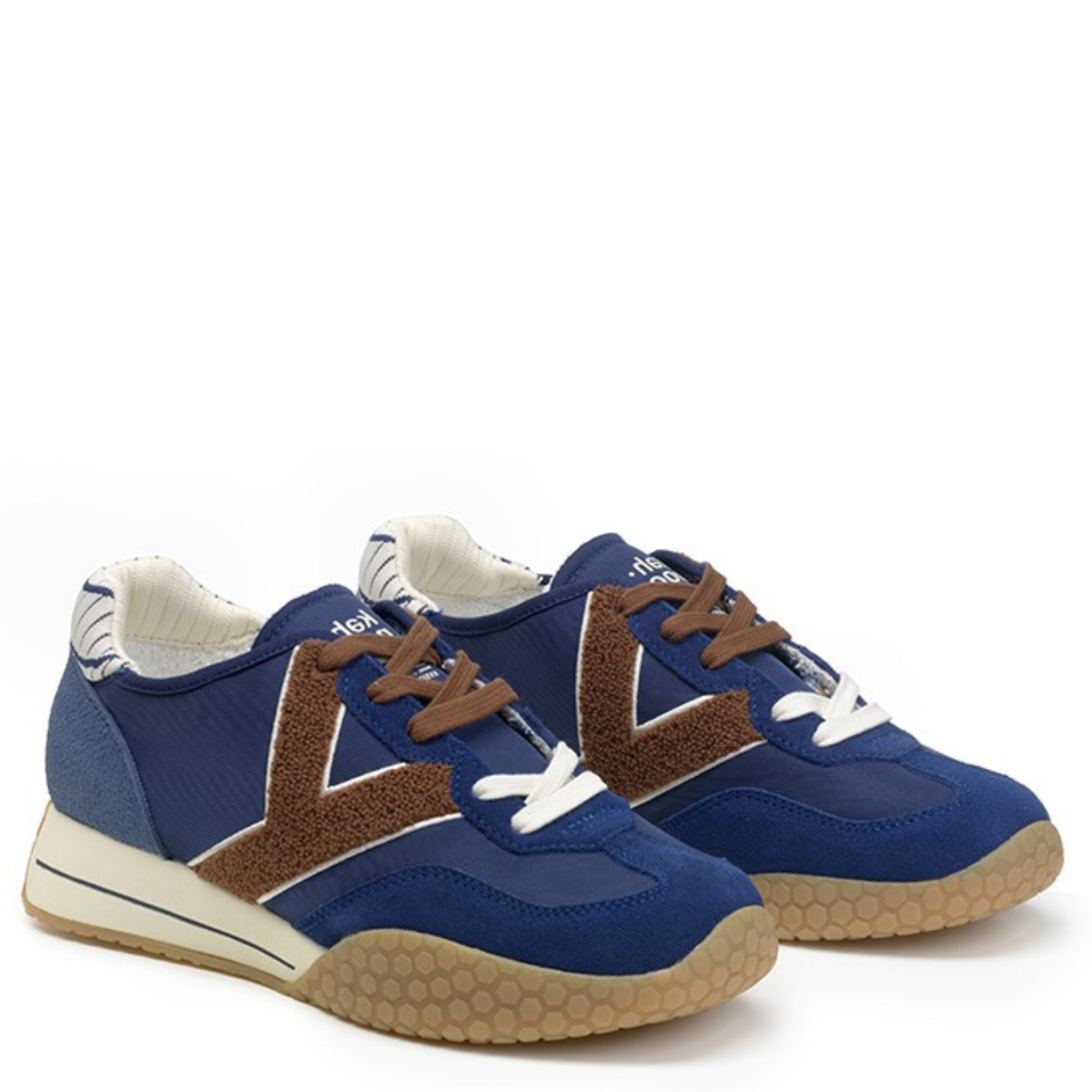 Blue and Brick KM 9777 Sneakers