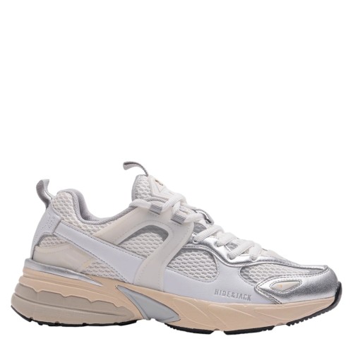 Running 2000 Silver White Sneakers