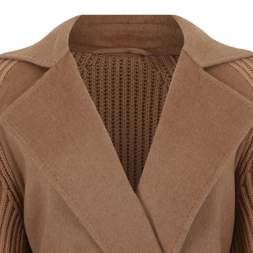 Camel Dressing Gown Coat