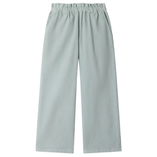 Light Green Trousers With Elasticated Waist